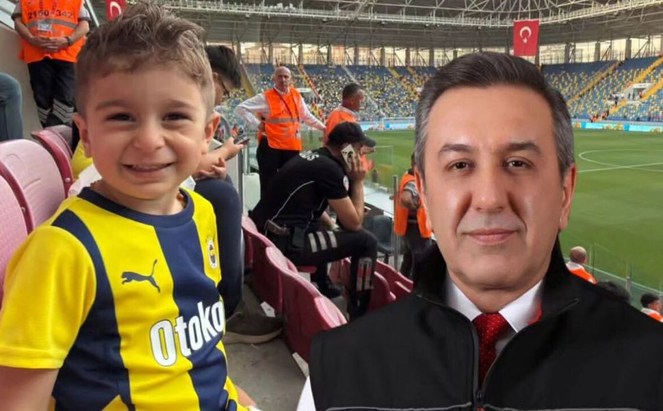 Başkan Dere’den tribünde üzülen Göktuğ’a destek