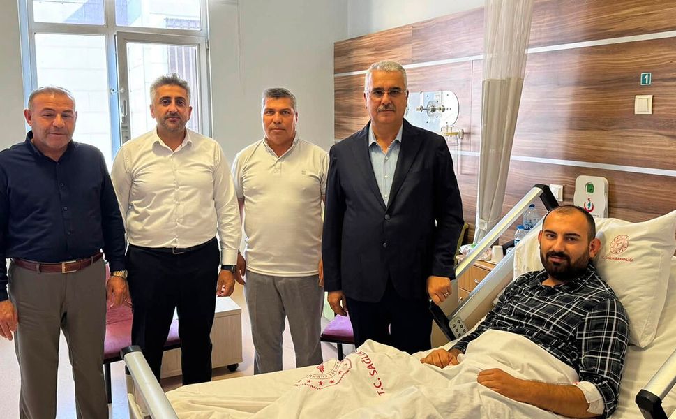 Yusuf Ahlatcı’dan Onur Civan’a geçmiş olsun ziyareti