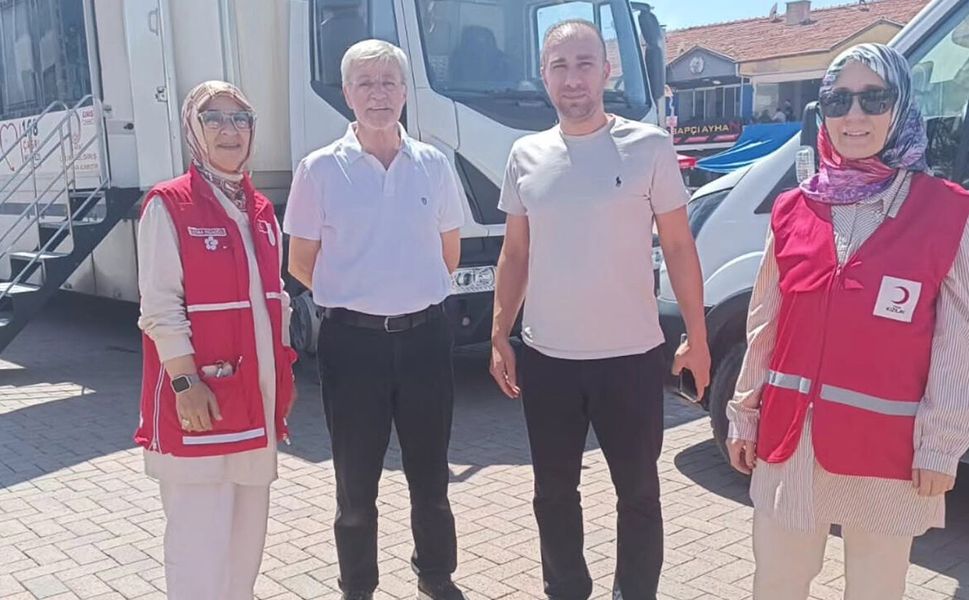 Alaca’da kan bağışına Kızılay’dan destek