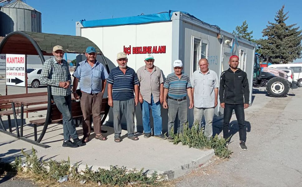 Buğday Pazarındaki kantin ve dinlenme alanı sorununa ‘konteynerli’ çözüm