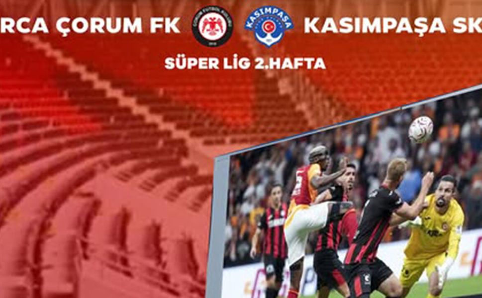 Sungurlu’da Çorum FK maçı dev ekranda izlenecek