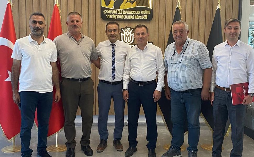 Ziraat Bankası heyeti Yılmaz Kaya ile bir araya geldi