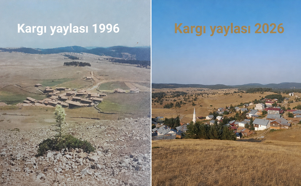 30 yıllık değişim aynı karelerde: Hayran bıraktı