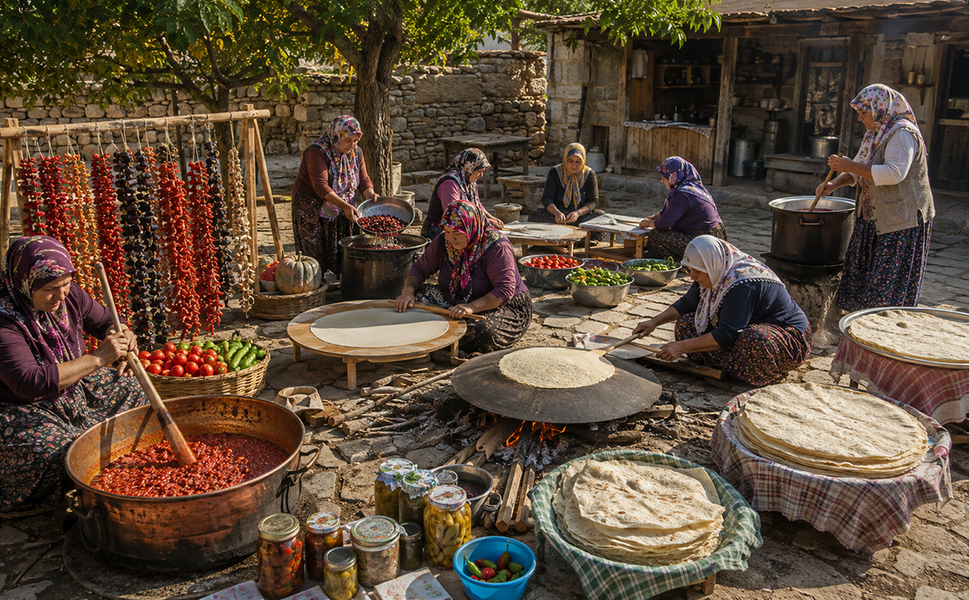 Çorum’da kış hazırlıkları için kollar sıvandı