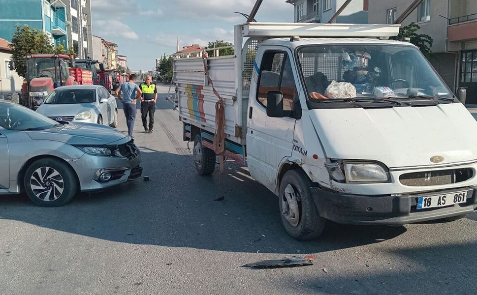Eski Yozgat Caddesi’nde trafik kazası