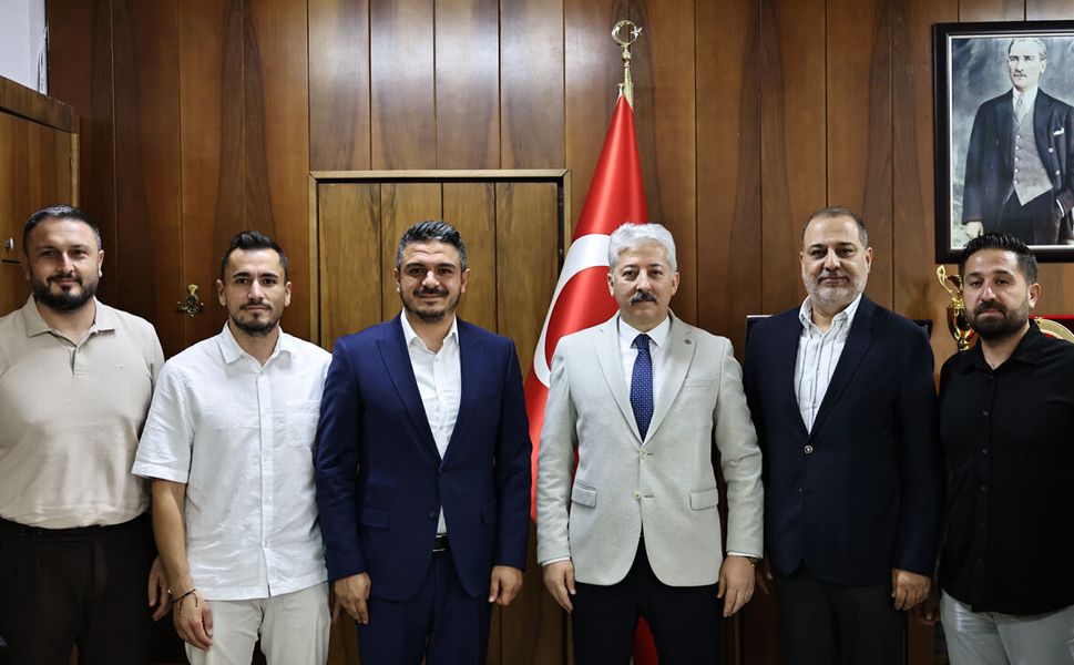 Arca Çorum FK yönetiminden Defterdar Erkan Ciğer’e ziyaret