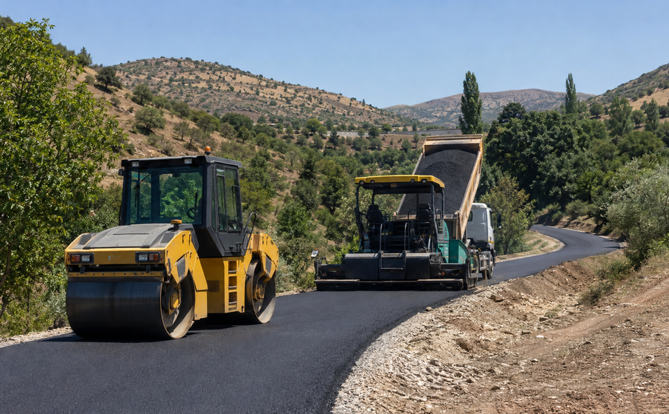 İskilip’te hangi grup yolu asfaltlanıyor?