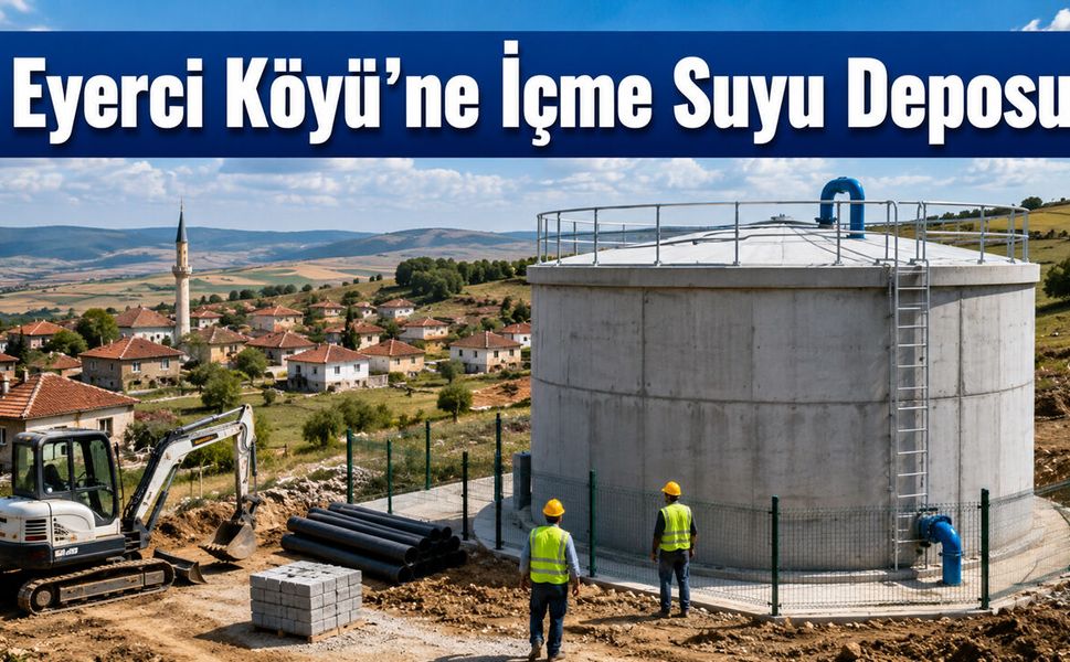 Eyerci Köyü’nün yeni içme suyu depo ihalesi 25 Ağustos’ta