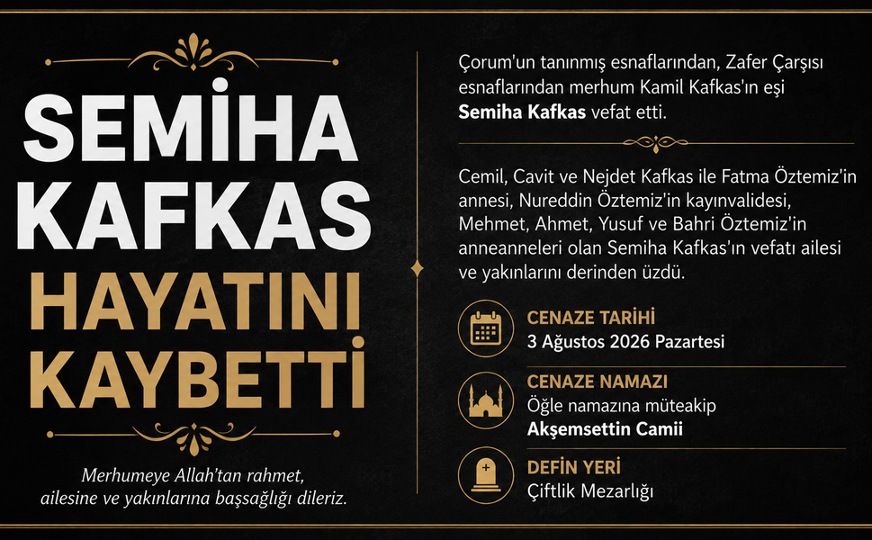 Semiha Kafkas hayatını kaybetti