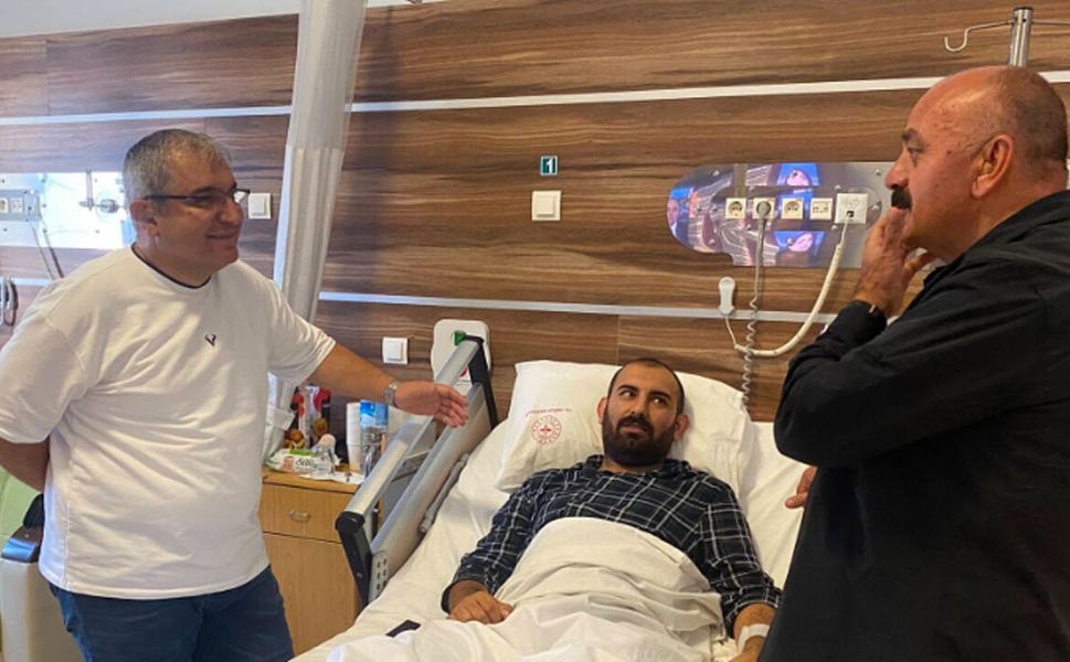 Belediye Başkanları'ndan Onur Civan'a geçmiş olsun ziyareti