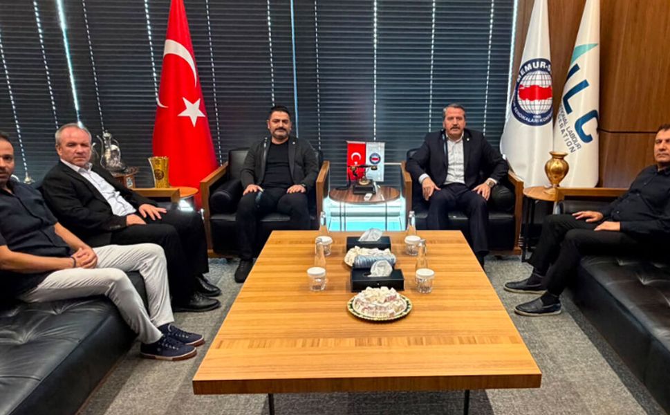 Fatih Okumuş’tan Ali Yalçın’a taziye ziyareti