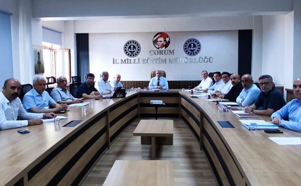 Çorum’da yeni eğitim öğretim yılı hazırlıkları masaya yatırıldı