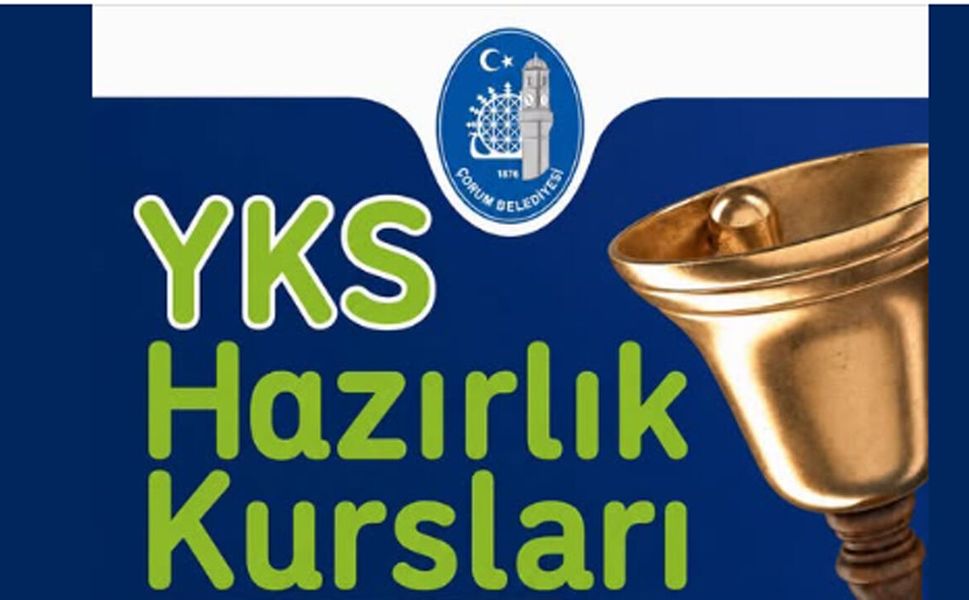 Çorum Belediyesi’nin YKS hazırlık kursları için başvurular başlıyor