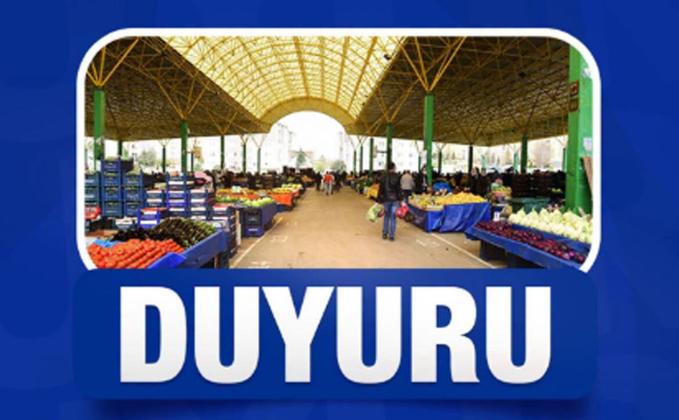 Çorum’da Cumartesi Pazarı geçici olarak taşınıyor