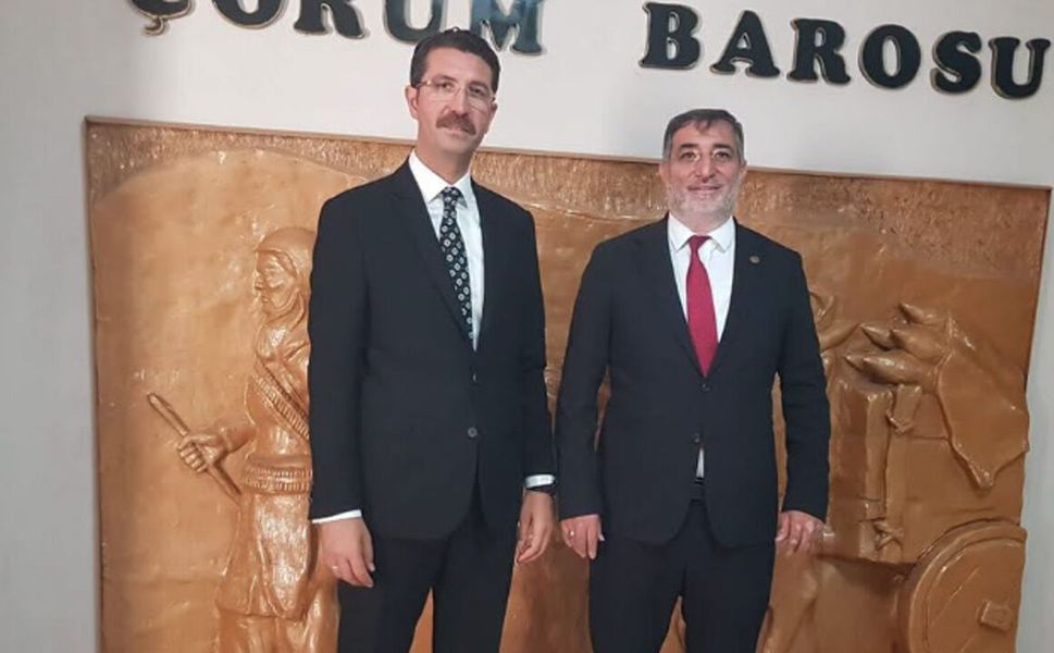 Ömer Güven’den Çorum Barosu’na ziyaret