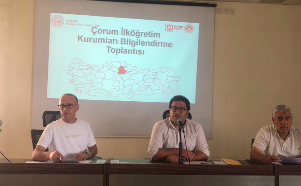 Çorum'da 2026-2027 Eğitim Yılı Hazırlık Toplantısı Gerçekleştirildi