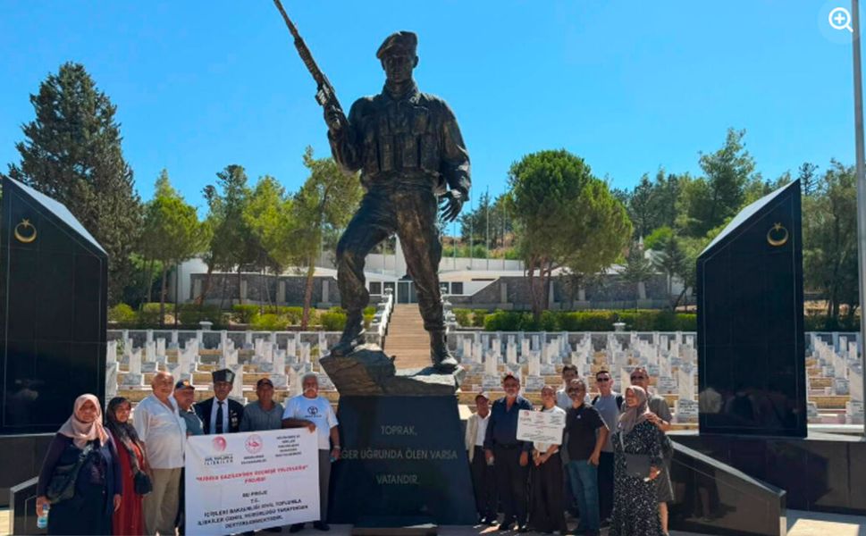 Uğurludağlı Kıbrıs gazileri yıllar sonra görev yaptıkları topraklara döndü