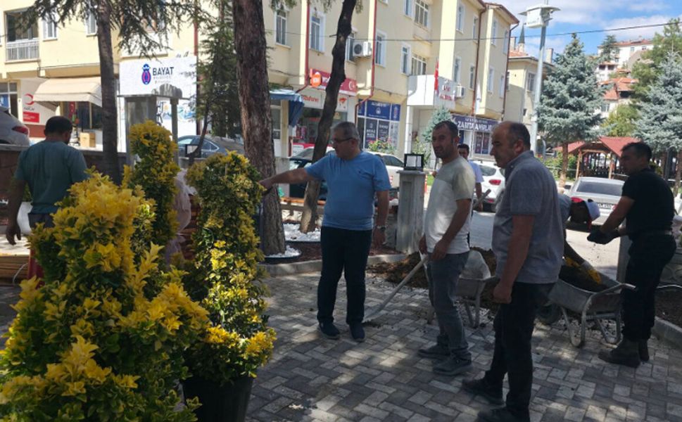Bayat’ta çalışmalar hız kesmiyor: Başkan Ünlü sahada inceledi