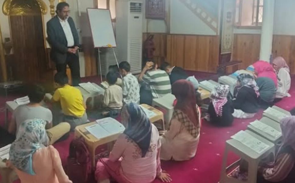 Müftü Yaşkabak’tan Doğla köyündeki Yaz Kur’an Kursuna ziyaret