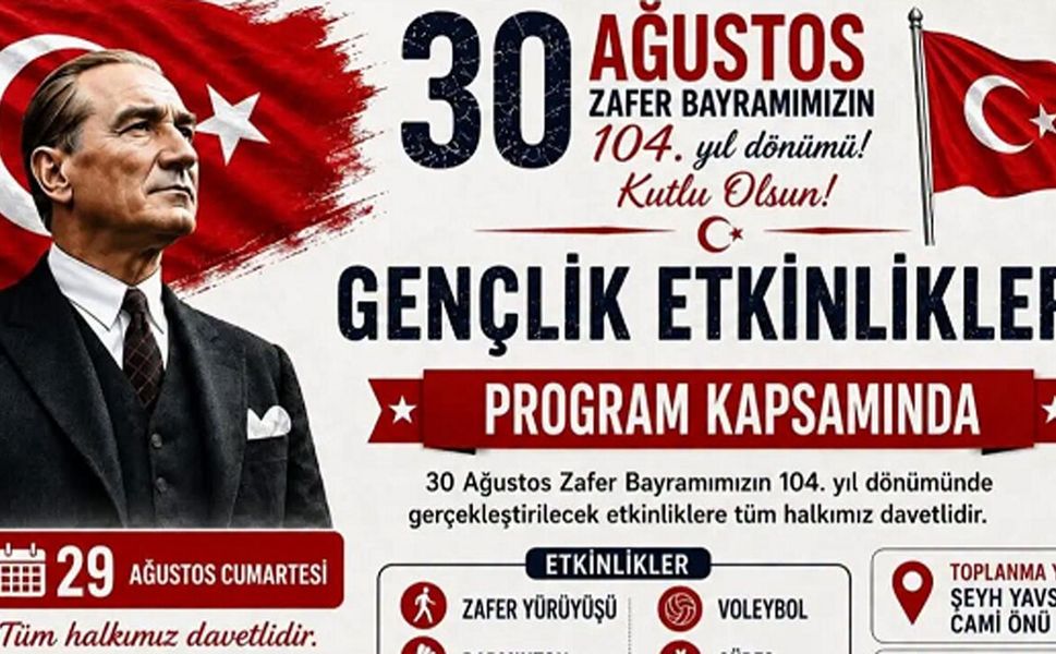 İskilip’te 30 Ağustos coşkusu Zafer Yürüyüşü ve yayla şenlikleriyle yaşanacak