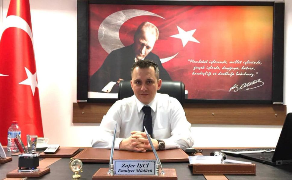 Çorumlu Zafer İşci 1. Sınıf Emniyet Müdürlüğüne terfi etti