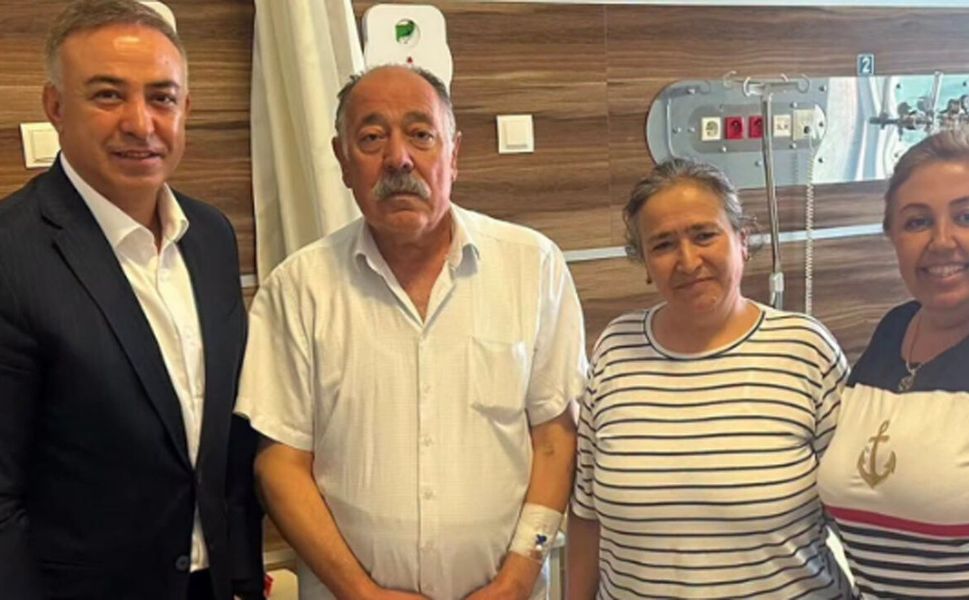 Mehmet Tahtasız’dan Akif Batak’a geçmiş olsun ziyareti