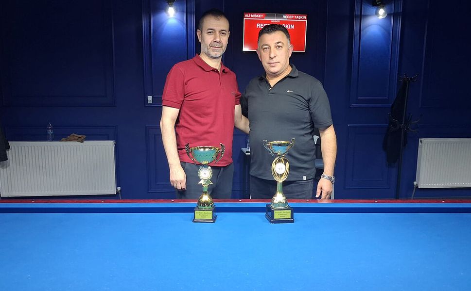 Çorum 3 Bant Bilardo İl Birinciliği’nde Recep Taşkın şampiyon oldu