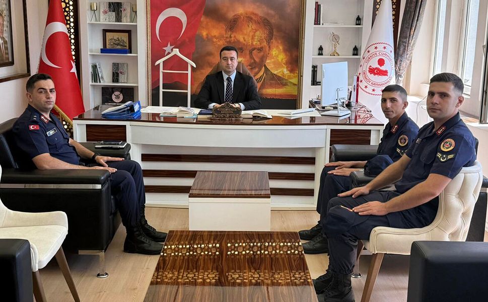 Jandarma Komutanı Hasan Hüseyin Seven üsteğmenliğe terfi etti