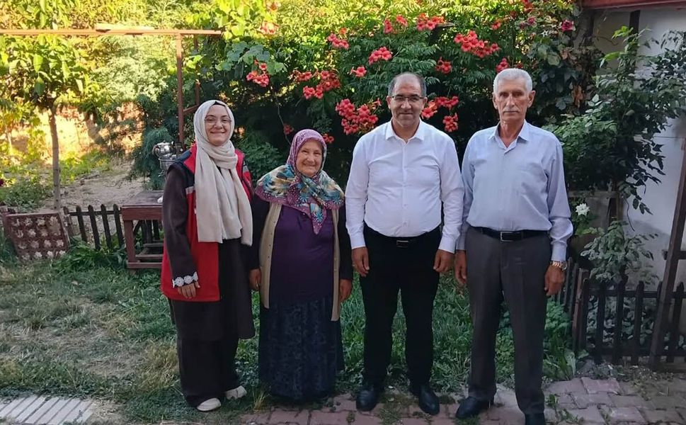 Kıbrıs Gazisi Mustafa Kınay’a anlamlı ziyaret