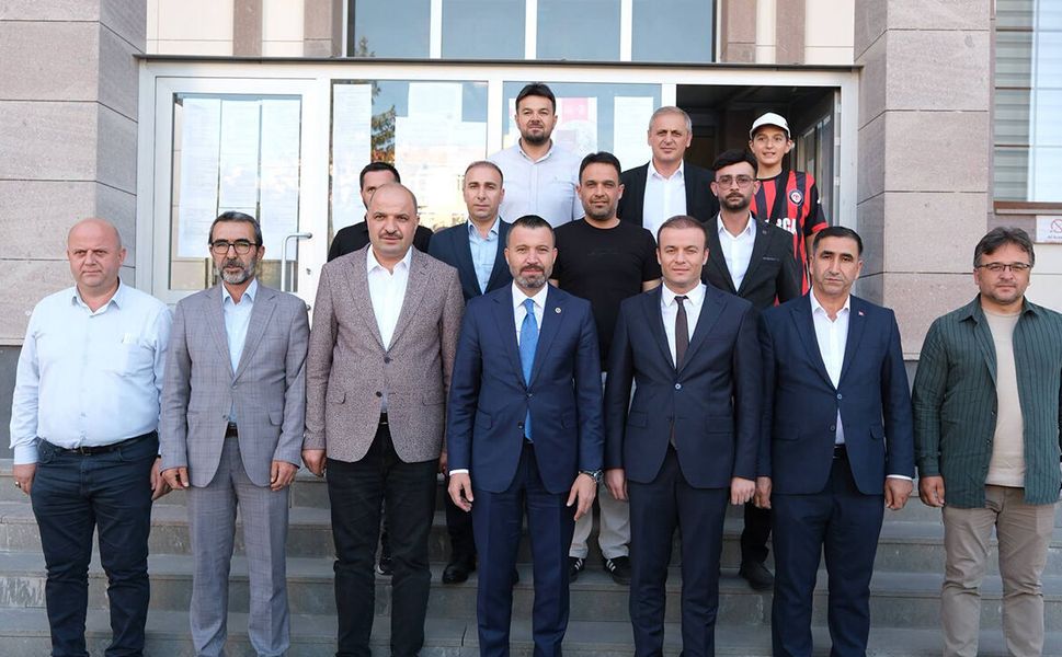 Milletvekili Şahan, Alaca Kaymakamı Dinçer ile görüştü