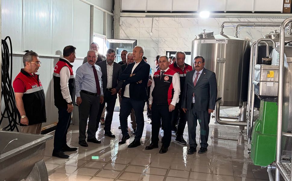 Vali Çalgan, Damızlık Sığır Yetiştiricileri Birliği’nde incelemelerde bulundu