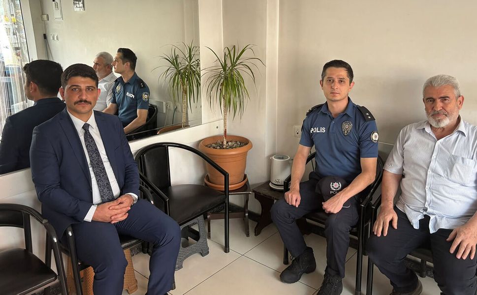 Kaymakam Kayış’tan şehit babası Kaplan’a ziyaret