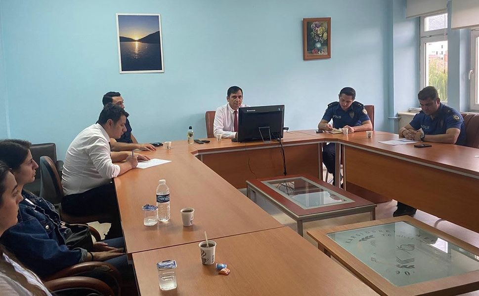 Kargı’da 6 bahçe görevlisine okul güvenliği bilgilendirmesi