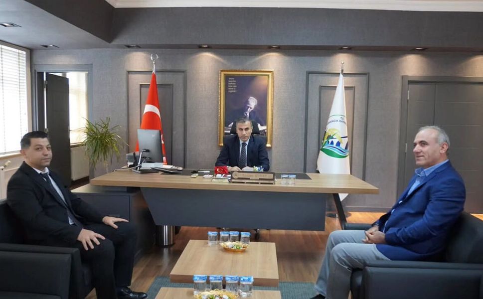 Orman İşletme Müdürü Duman’dan Kaymakam Furkan Duman’a ziyaret