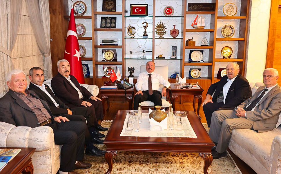 Köy muhtarlarından Vali Ali Çalgan’a ziyaret