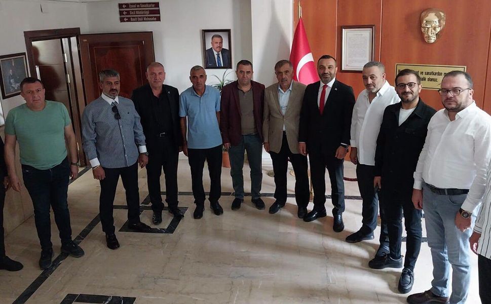 Fahri Yandık’tan ÇESOB Başkanı Recep Gür’e ziyaret