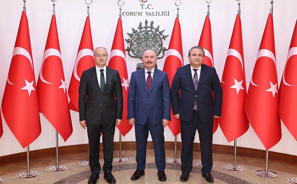 Bakanlık müfettişlerinden Vali Ali Çalgan’a ziyaret
