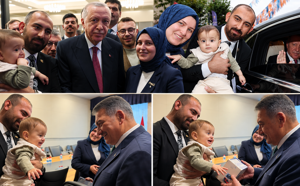 Siyasi gündemin arasında sıcak bir kare: Altay Kaan siyasileri gülümsetti