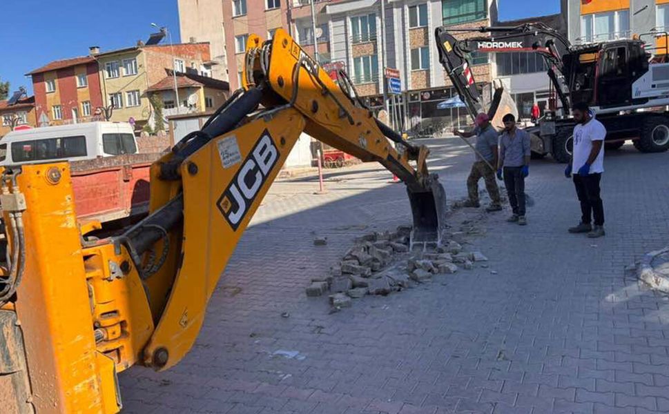 Çorum'un bu ilçesinde altyapı çalışmaları hız kazandı
