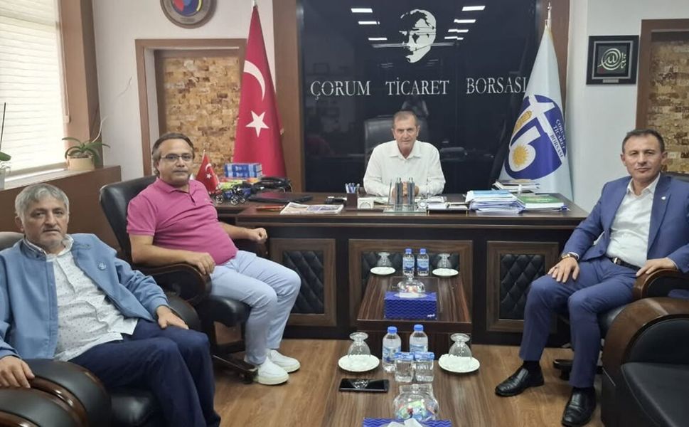 Yenes Tavuk Çiftliği’nden Çorum Ticaret Borsası’na ziyaret