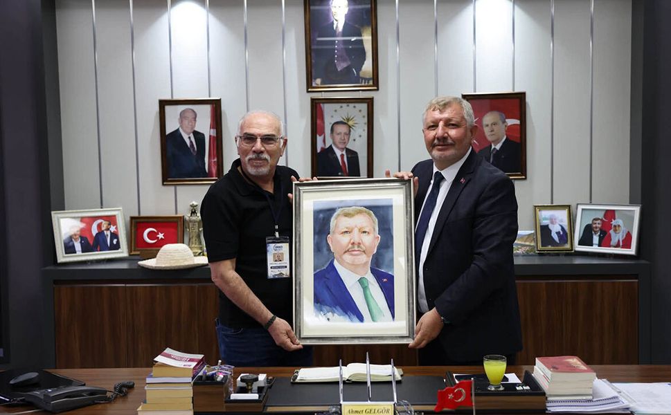 Uluslararası sanatçılar Osmancık Belediyesi’nde ağırlandı