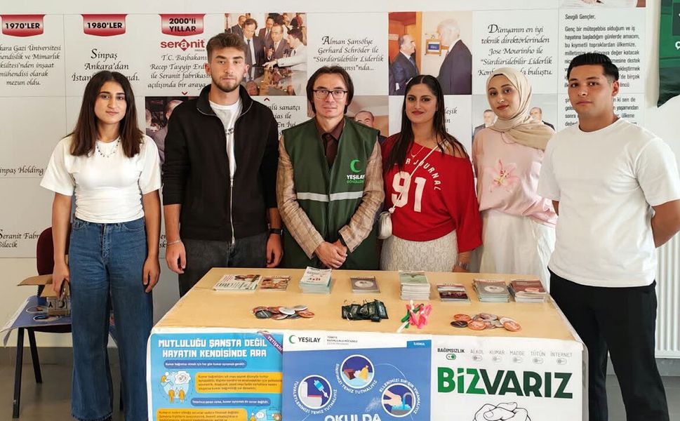 Yeşilay’dan Alaca MYO’da öğrencilere bilgilendirme