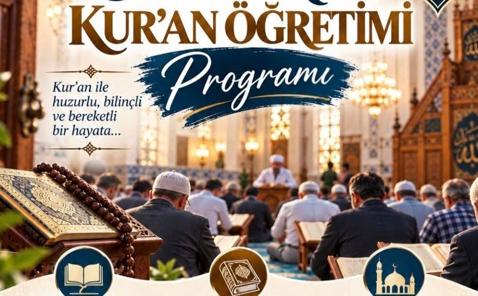 Alaca’da 15 yaş ve üzeri erkeklere yönelik Kur’an öğretim programı başlıyor