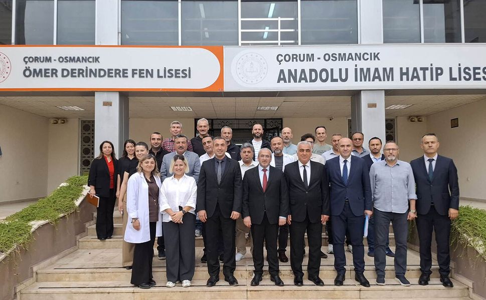 Cemil Çağlar, Osmancık’taki okullarda incelemelerde bulundu