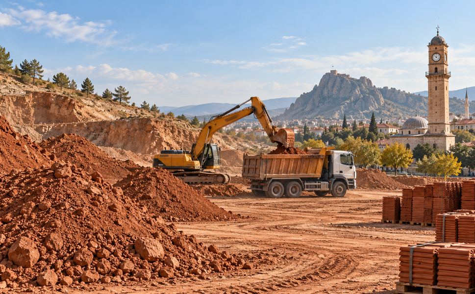 Çorum’da 32 bin metreküp tuğla-kiremit kili satışa çıkıyor