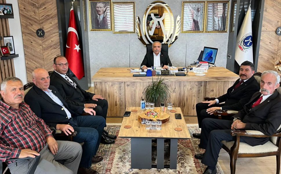 MHP Oğuzlar teşkilatından Dodurga Belediye Başkanı Çetinkaya’ya ziyaret