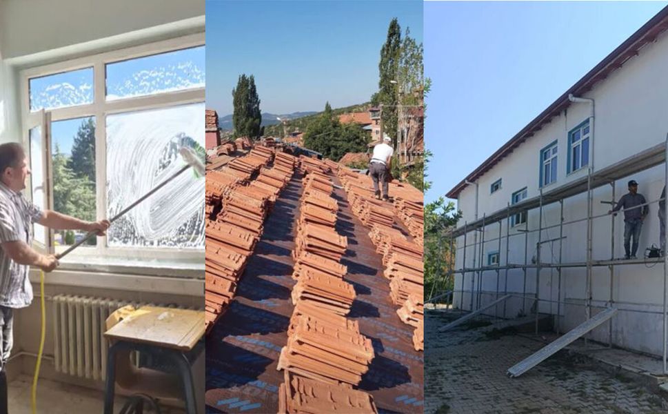Çorum'un bu ilçelerinde okullar yeni döneme hazırlanıyor