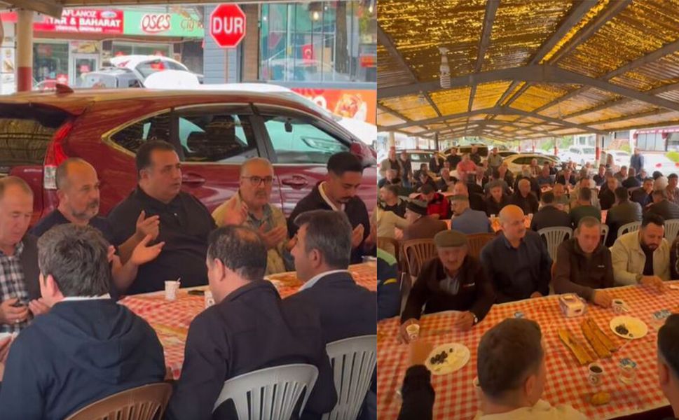 Oğuzhan Kaya, Osmancık’ta esnafla kahvaltıda buluştu