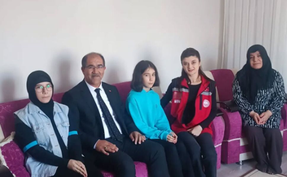 Çorum’da SED desteği alan ailelere ziyaret