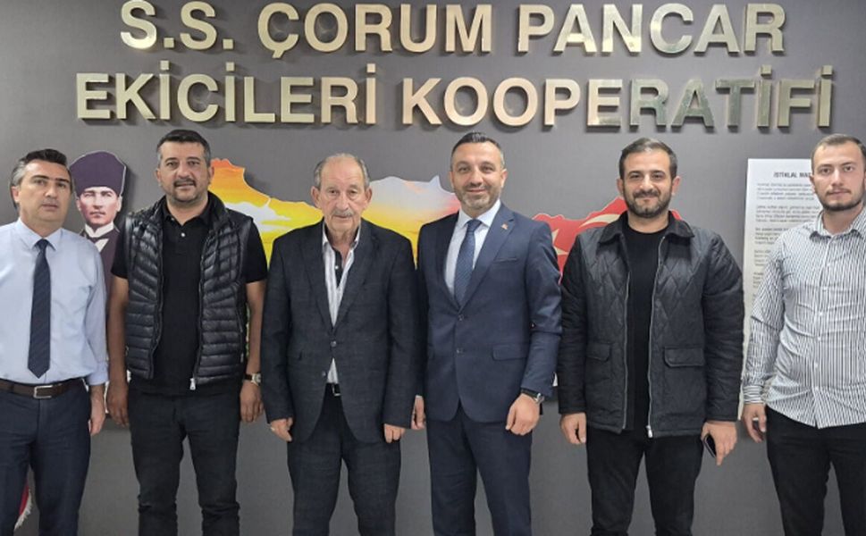 Fahri Yandık’tan Çorum Pancar Ekicileri Kooperatifi’ne ziyaret